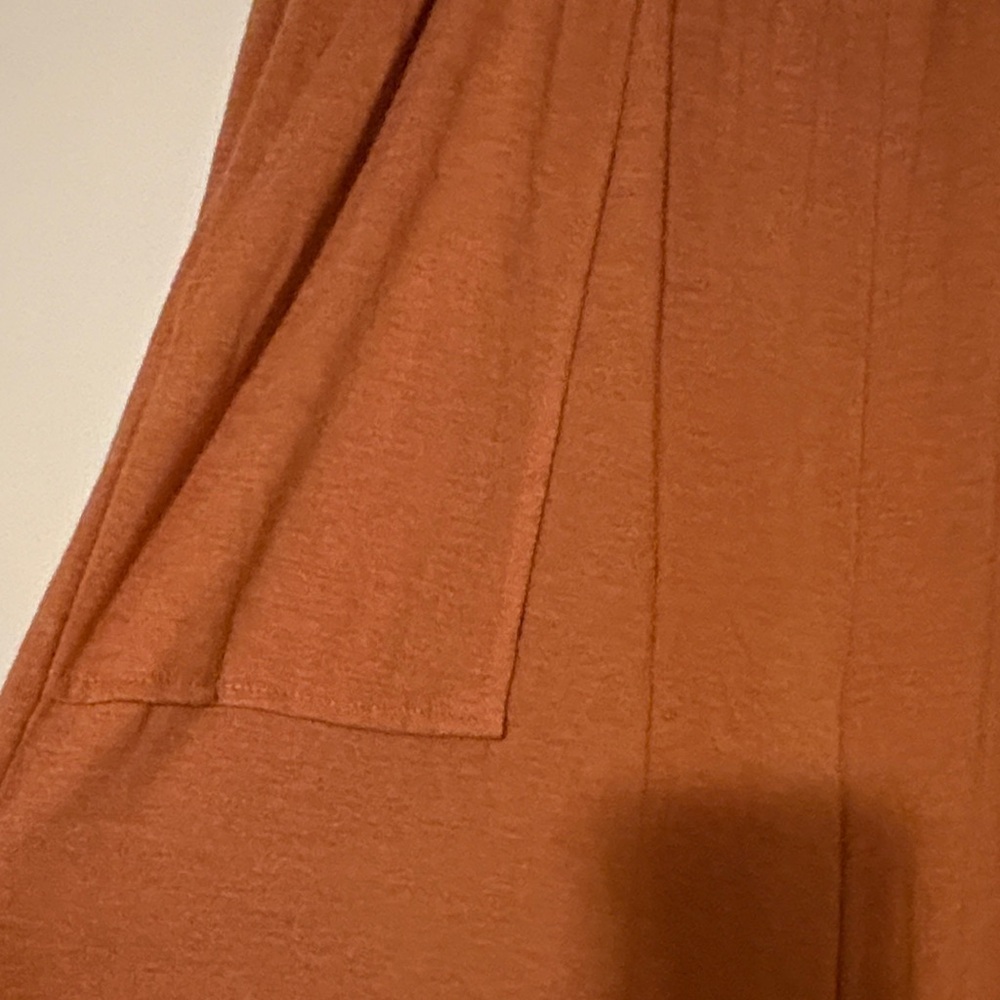 Rust Wide-Leg Pants - Picture 2 of 3